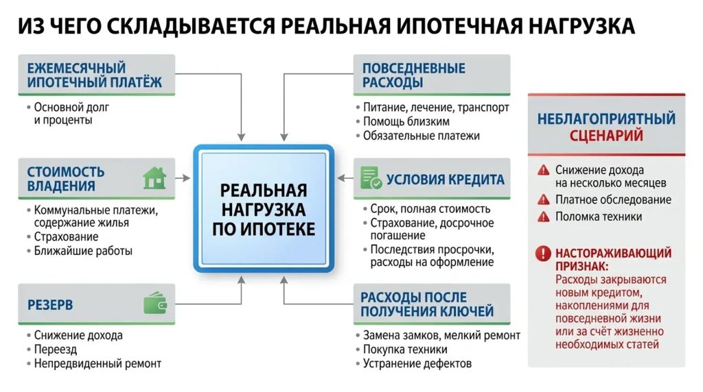 Из чего складывается реальная ипотечная нагрузка