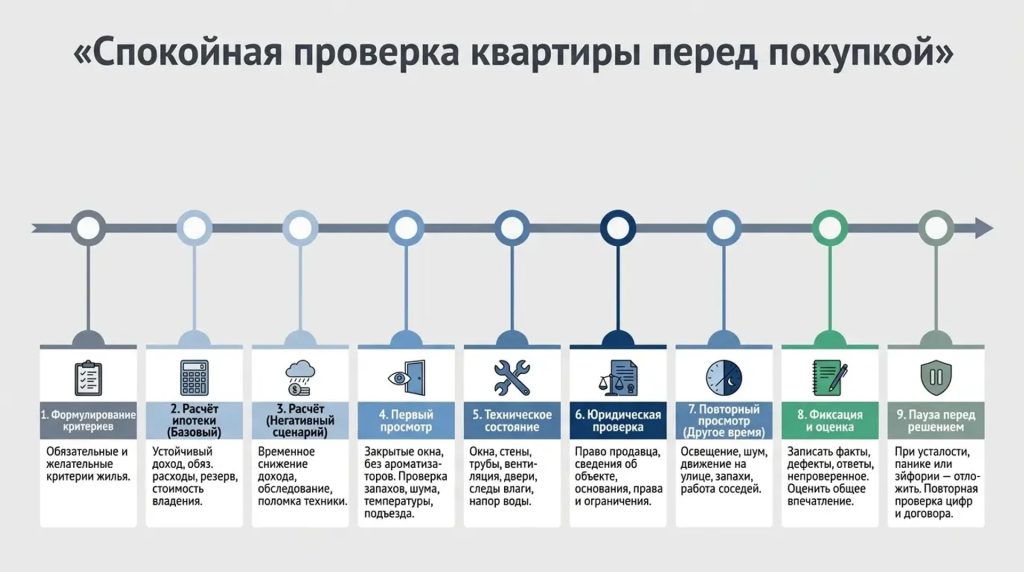 Спокойная проверка квартиры перед покупкой